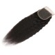 Raw Virgin Hair 5x5 transparent lace closure kinky straight