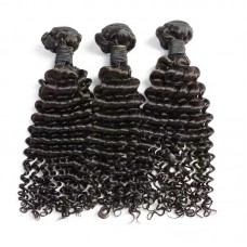 12A Raw Virgin Hair Bundles  deep curly