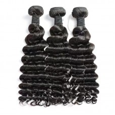 12A Raw Virgin Hair Bundles  deep wave 