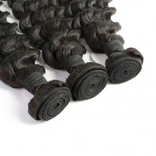 12A Raw Virgin Hair Bundles  deep wave 